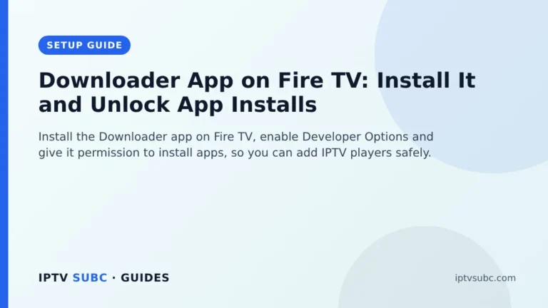 Downloader App on Fire TV: Install It and Unlock App Installs