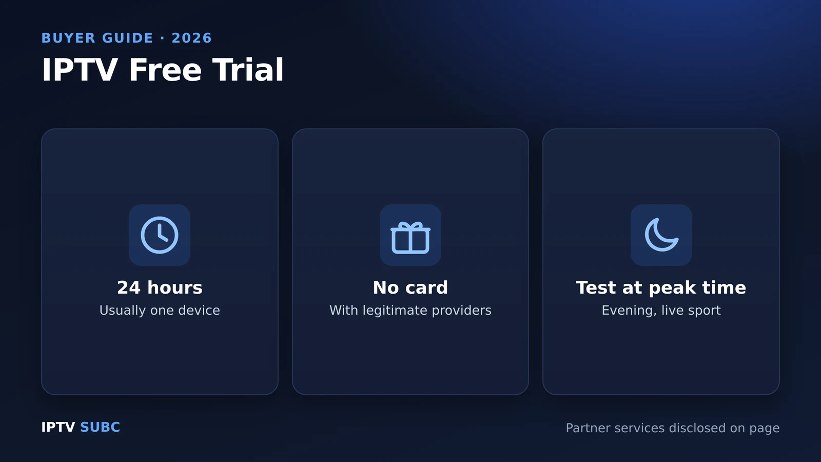 IPTV Free Trial (2026): How to Get One and Test It Properly